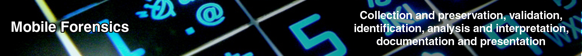 Computer forensic banner