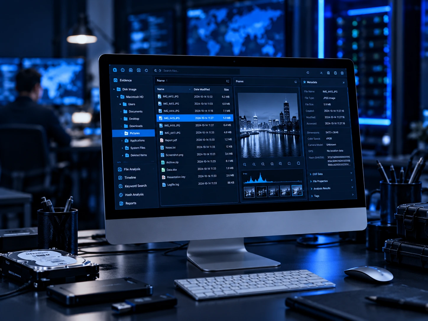 Desktop forensic workstation