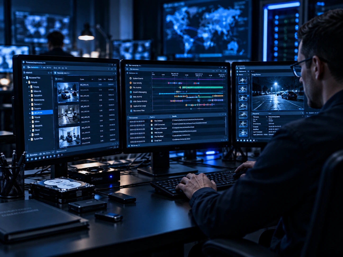 Computer forensic analysis environment