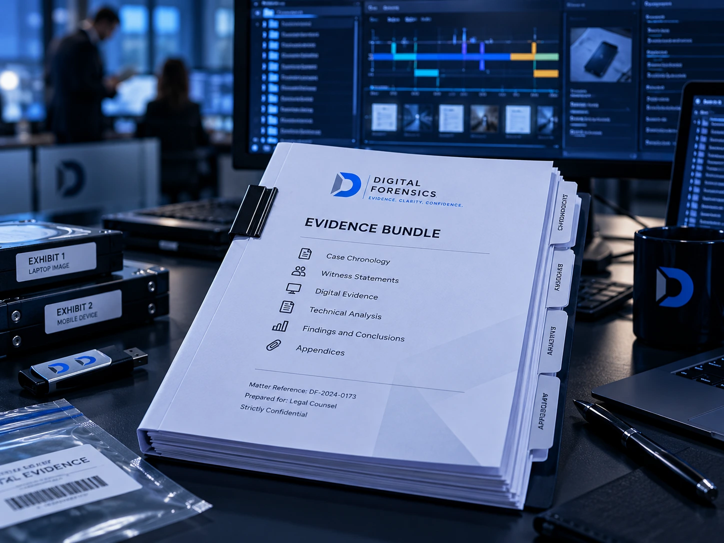 Prepared digital evidence bundle